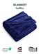 Micro Fleece Hotel Luxury Flannel Blanket Navy Blue 220x240cm 260 GSM Lightweight Plush Cozy Bed Blanket Soft Comfy Throw Blankets Winter essentials