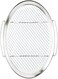 Stainless Steel Round Oil Plate Cooking Tool Fried Food Leakage Net Fry Cooking Strainer Metal for Deep Fry Strainer Onion Rings Fries Rack for French Fried Chicken Snack [23 x22 x2.5CM]