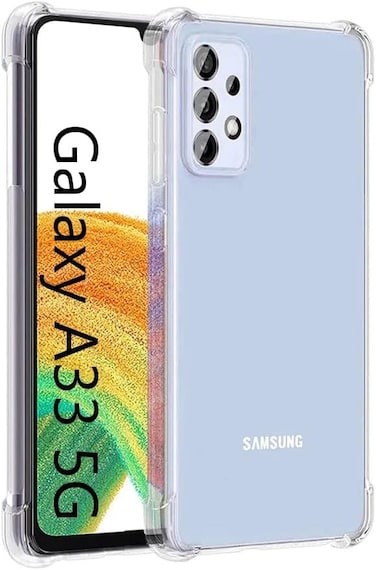 Case for Samsung Galaxy A33 5G Case Cover Clear Back Air Cushion Soft Silicone Shockproof Anti-Scratch Protective Bumper Shell Corner for Samsung Galaxy A33 5G (Samsung A33 5G)
