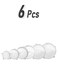 6-Piece Silicone Stretch Lids Clear