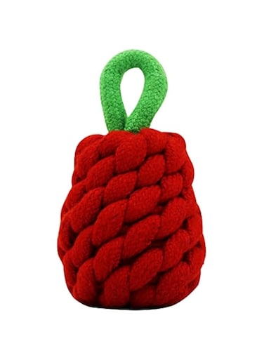 Attractive Fruit-Shaped Cotton Rope Toy for Adult Dogs, Puppies &amp; Cats   Durable, Tough, Non-Toxic, &amp; Interactive Chew Toy for Dental Health &amp; Play