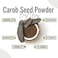 AWAFI MILL Carob Seed Powder - Premium Quality - Rich Cocoa Alternative - Nutrient-Packed Superfood - Natural Sweetness (Bottle of 50 gram / 1.7 Oz)