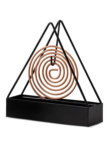 BEETO Mosquito Coil Holder, Iron Mosquito Coil Holder, Durable Metal Mosquito Repellent Anti Mosquitoes Tray, Coil Holder for Home (Triangle)