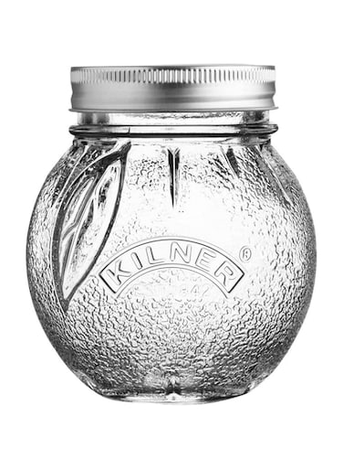 Kilner 400ML Orange Fruit Jar Clear