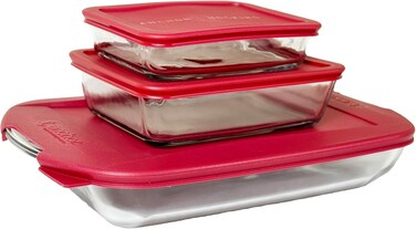 Hocking 6PC Essential Bake Set with Lids