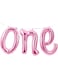 Creative Converting 1St Birthday One Balloon Banner, Pink,13" x 5',324817