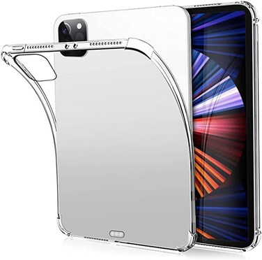 Muzz Clear Case for iPad Pro 11 Inch (2022/2021/2020/2018), Reinforced Corners Cover for 1st/2nd/3rd/4th Generation