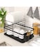 Double Layer Dish Drying Drainer Rack