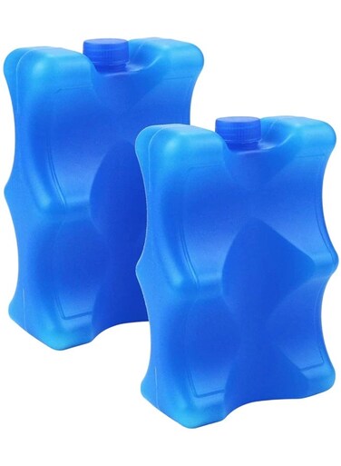 Ice Fresh Board Cooling Ice Crystal Box, Insulated Contoured Freezer Pack, Long Lasting Reusable Cool Pack , Camping Beach Picnic(Blue)