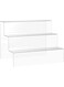 BPA&reg; Acrylic Riser Display Shelf 3-layer Clear Stand For Amiibo Funko Pop Figures Cabinet Countertop Cake Cupcakes Organizer Holder 30cm
