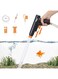 hygger Hand Grip Fish Tank Water Changer,New Quick Aquarium Gravel Cleaner with Air-Pressing Button Aquarium Siphon Vacuum Cleaner with Water Hose Controller Clamp