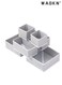 6-Piece Expanded Drawer Organizer Set: Versatile Foldable Closet Solution with Underwear Baskets &amp; Cubes for Maximum Clothing Storage &amp; Organization