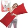 CRAFT&Acirc;&reg; Full Body Long Pillow with Cotton Cover - Red, 50 x 120 cm