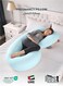 Pregnancy Pillow 80 X 130 cm Extra Smooth Blue Maternity Full Body Pillow For Pregnant Women for Back , Hip , Neck and Knee Support