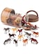 Terra by Battat - Horses - Assorted Miniature Horse Toys &amp; Cake Toppers For Kids 3+ (60 Pc), An6038Z, 2", Multi