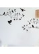 Sulfar Black Flying Birds Branch Wall Stickers Home Living Room Diy Removable