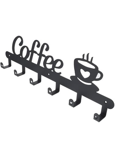 UTHCLO 1 Set Coffee Cup Holder Kitchen Cup Hooks Mug Hanging Rack Cup Drying Rack Storage Holder Kitchen Supply Wall Coffee Cup Mounted Mug Hook Coffee Cup Storage Rack