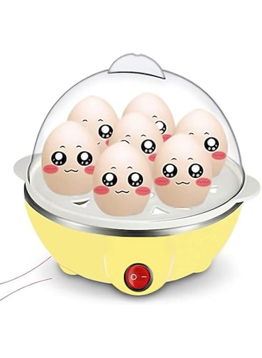 WGHJK Multifunctional Electric Egg Boiler Universal 7 Egg Boiler Steamer Fried Egg Cooking Tool Kitchen Utensils Breakfast (Color : B, Size : 16 * 14.5cm)