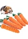 Dog Chew Toys, Carrot Rope Toys, Cat Chew Toys, Safe Durable Braided Rabbit Carrot Toy, Healthy Gift, Chew Rope Toys, Dog Teeth Cleaning, Grinding Teeth and Interactive Play (1 PC)