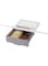 THE WHITE SHOP Under Shelf Drawer Kitchen Cabinet Storage Organizer, Space Saving, Organizer Easy to Install, Durable Cabinet Basket for Kitchen Pantry, Kitchen Accessories