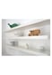 FLOATING WALL SHELVES 80cm WHITE SIZE: 80x19.5x3.8cm