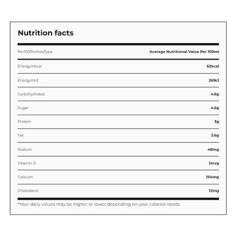 Activia Full Fat Fresh Laban, 375ml