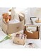 Large Capacity Felt Storage Basket,Folding Wardrobe Storage Box,Multifunctional Storage Box for Shelves, Clothes, Books, Shoes (Size M)