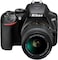 نيكون مجموعة الواقع الافتراضي VBA550K001 D3500 + AF-P DX 18–55 - اسود