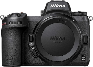 Nikon Z6 II Body Mirrorless Camera (24.5 megapixel, Ultra wide ISO, 14 FPS Continuous Shooting, Eye-Detection AF, Dual Card Slots, 4K Full HD Video) VOA060AE