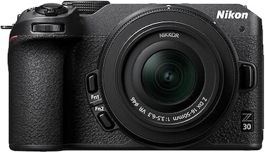 Nikon 20.9MP Z30 Mirrorless Camera With 16 50mm Lens, Black