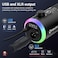 FDUCE USB XLR Gaming Microphone kit, Dynamic PC Mic for Podcasting Streaming, Computer RGB Mic Kit with Desktop Stand, Mute Button and Headphone Jack, for Recording, Vocal Voice-Over (D30)