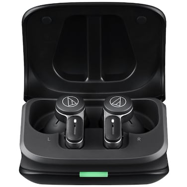 Audio-Technica True Wireless Earbuds with Noise-Cancelling - Ash Black (International Version)