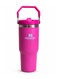 Flip Straw Tumbler 30oz 887ml Stainless Steel Insulated Water Bottle Pink