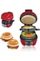 Sandwich Toaster and Burger Maker with Egg Rings and Timer, Non-Stick Ceramic Plates, Easy Cl