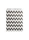 7 x 5 Inch Cookie Bags, 100 Biodegradable Paper Treat Bags - Use As Party Favors Or Candy Bags, Food Safe, Black With Zig Zags Paper Food Bags For Baked Goods, For Buffets Or Parties