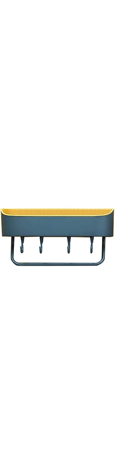 RAHALIFE Bathroom Shelf Holder With Hook Blue/Orange