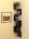 Twist Fancy Zigzag Wall Mount Floating Corner Wall Shelf