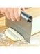 RYN 1pc, Durable Stainless Steel Bench Scraper Multipurpose Dough Cutter &amp; Pastry Chopper, Safe For Food Contact, Ideal For Baking Enthusiasts Pastry and Bread Cutter,Cake Cutter, Baking Cutter