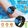 PEJE ZW04 Smart Watch,1.39" HD Display,Muslim Prayer Alerts, SpO2/Heart Rate/Sleep Monitor,120+ Sports Modes, IP68 Waterproof,Bluetooth Calling + Extra Strap - Compatible with iOS &amp; Android (Silver)