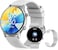 PEJE ZW04 Smart Watch,1.39" HD Display,Muslim Prayer Alerts, SpO2/Heart Rate/Sleep Monitor,120+ Sports Modes, IP68 Waterproof,Bluetooth Calling + Extra Strap - Compatible with iOS &amp; Android (Silver)