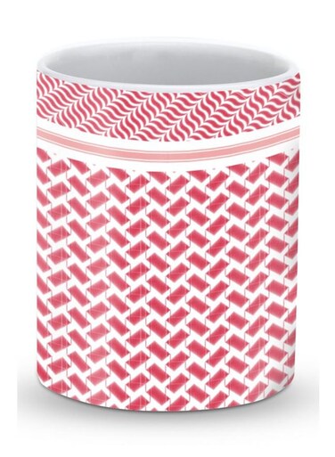 Premium Shemag Designer Mug Red/White