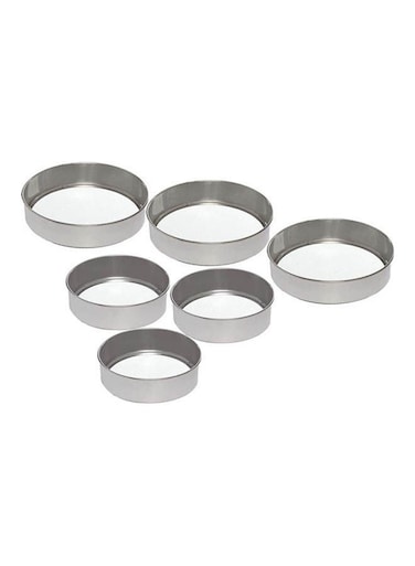 Sifter, 6 Pieces Silver