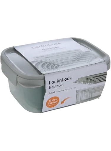 LocknLock nestopia set : LTN320(500ML)*1, 330(920ML)*1, 340(1.6L)*1