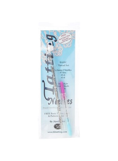 Handy Hands 3-Piece Tatting Needles Set for Thread,Gray