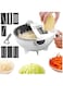 Dubai Gallery 9 In 1 Multifunctional Cutter Vegetable Tool White 24 X 24 X 12Cm