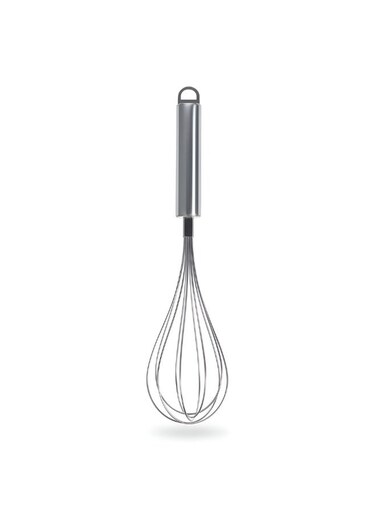 Stainless Steel Egg Beater Hand Whisk Mixer - Heavy Duty Manual Whisk for Baking, Cooking, Beating Eggs, Mixing Batter, Durable Ergonomic Handle (11 Inch)