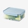 LocknLock Classic Plus Rectangle Food Container 2.75L &ndash; Mint, 4-Side Locking, Stackable &amp; Leakproof