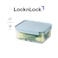 LocknLock Classic Plus Rectangle Food Container 2.75L &ndash; Mint, 4-Side Locking, Stackable &amp; Leakproof