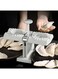 Dumpling Maker Press with 1* Stuffing Spoon/2* Dough Cutter 3.3 in, Large Household Double Head Automatic Dumpling Maker Mould