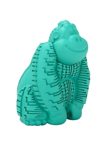 ARM &amp; HAMMER Super Treadz Gorilla Toy For Dogs Green